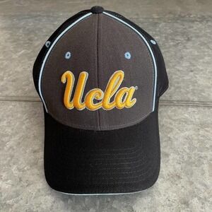 UCLA Bruins Zephyr The Z Hat Fitted Cap 6 7/8 NWOT Wool Gray Black Yellow Blue